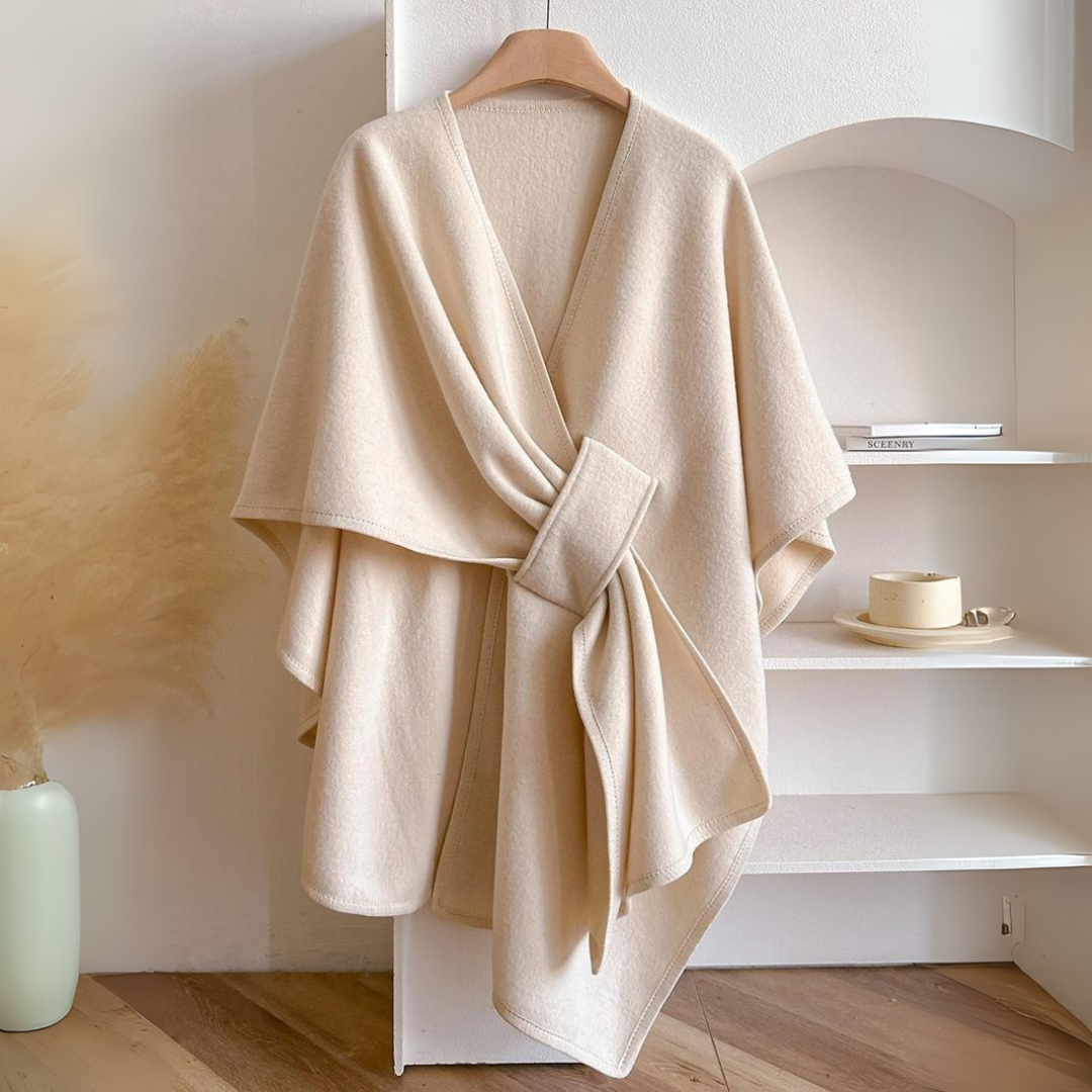 Michelle | The Luxe Draped Fleece Shawl