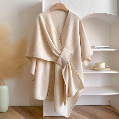 Michelle | The Luxe Draped Fleece Shawl