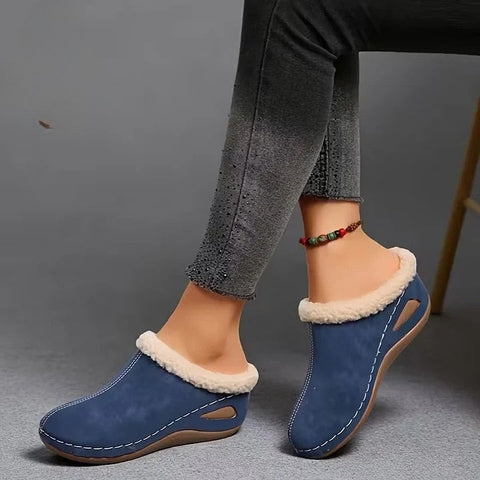 Nova | Slip-On Sandals with Fur Lining