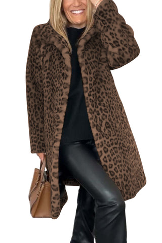 Amara - Leopard Print Coat