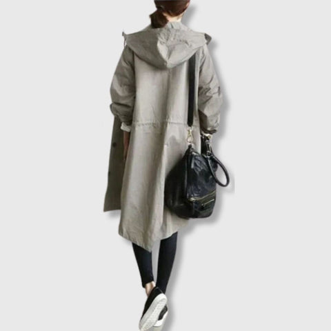 Catherine – Elegant Simplicity Trench Coat