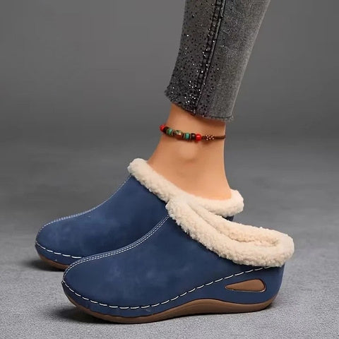 Nova | Slip-On Sandals with Fur Lining