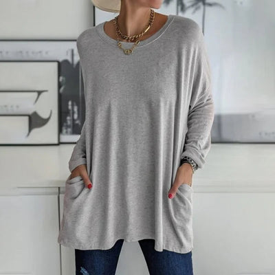 Moira - Relaxed Long Sleeve Top