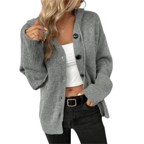 Brittan – Cozy Knitted Cardigan with Buttons