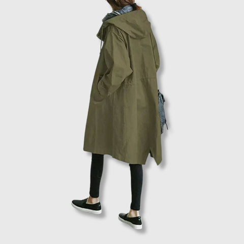 Catherine – Elegant Simplicity Trench Coat