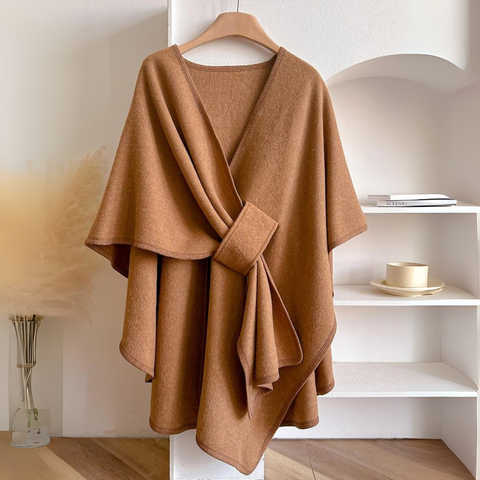 Michelle | The Luxe Draped Fleece Shawl