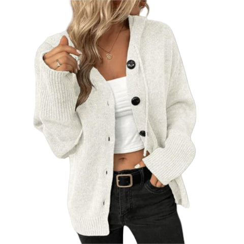 Brittan – Cozy Knitted Cardigan with Buttons