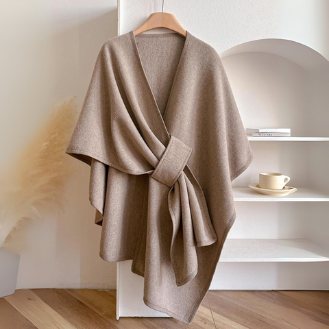 Michelle | The Luxe Draped Fleece Shawl