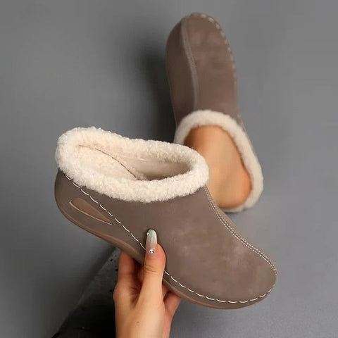 Nova | Slip-On Sandals with Fur Lining