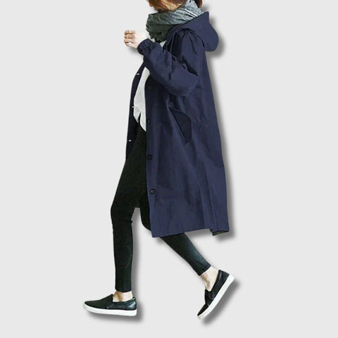 Catherine – Elegant Simplicity Trench Coat