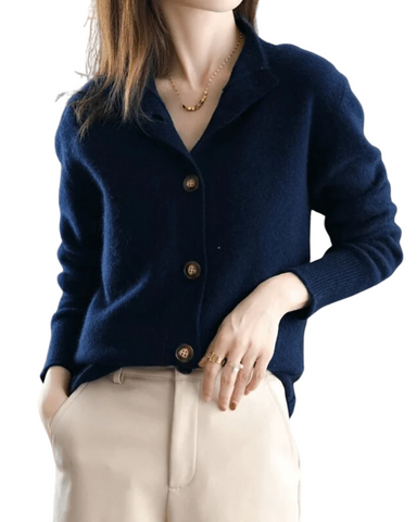 Claire | Vintage-Inspired Cashmere Cardigan