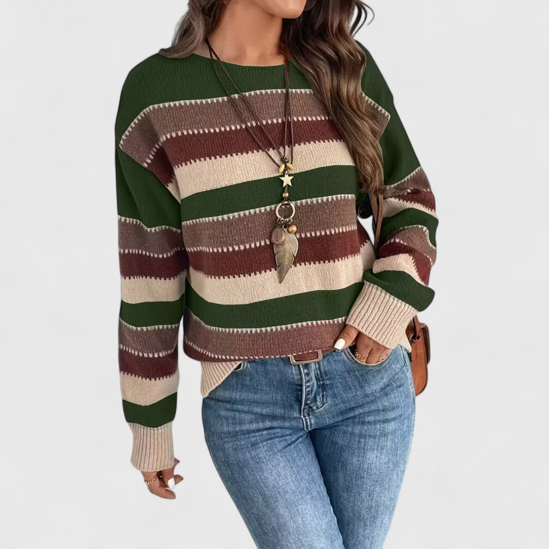 Sofia - Vintage Striped Sweater