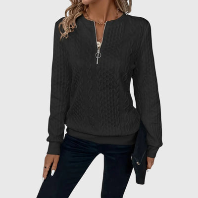 Pauline - Elegant Jumper with Zip