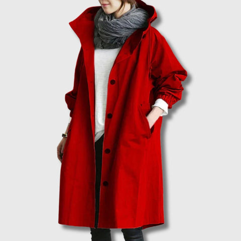 Catherine – Elegant Simplicity Trench Coat
