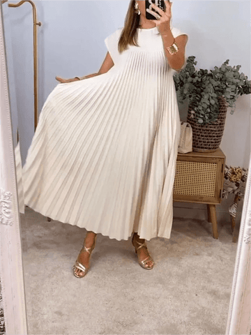 Sandra | Pleated Elegant Dress