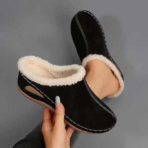Nova | Slip-On Sandals with Fur Lining