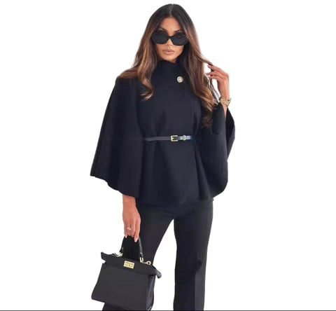 LEA - Stylish Butterfly Belted Jacket