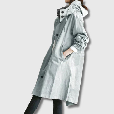 Catherine – Elegant Simplicity Trench Coat