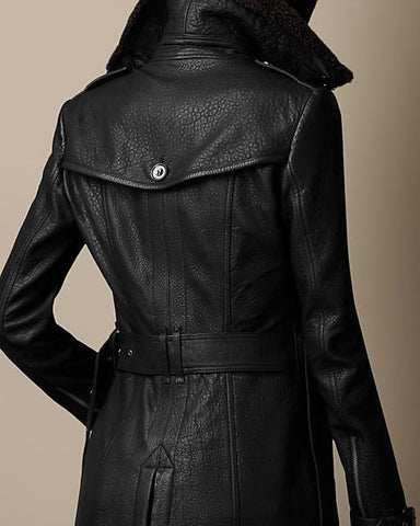 Elina – Double-Layered Leather Jacket