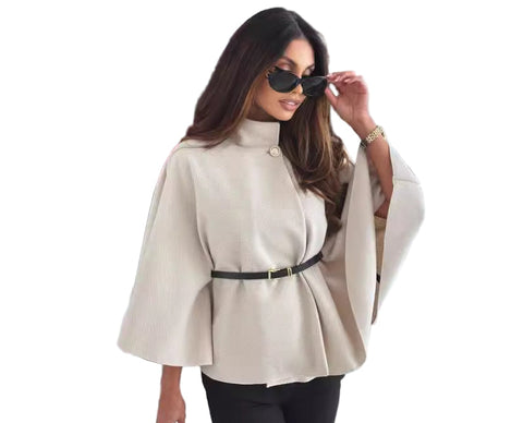 LEA - Stylish Butterfly Belted Jacket