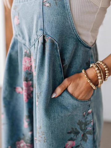 Ana | Retro-style printed jumpsuit