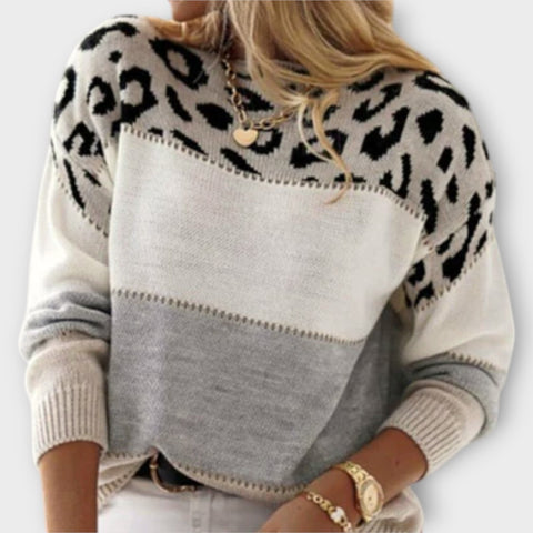 Kay - Casual Leopard Sweater