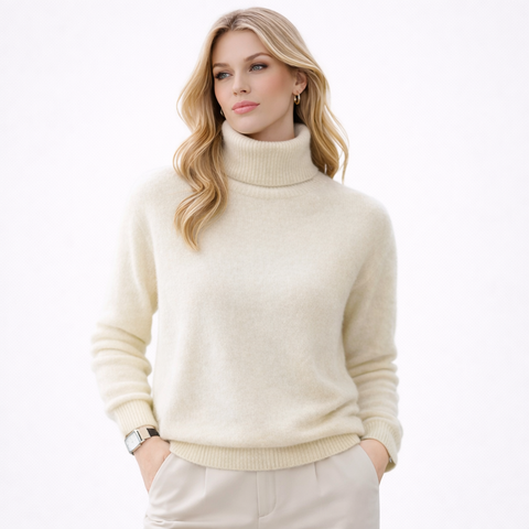 Sophia | Thick, Warm & Exclusive Knit Sweater with High Neck