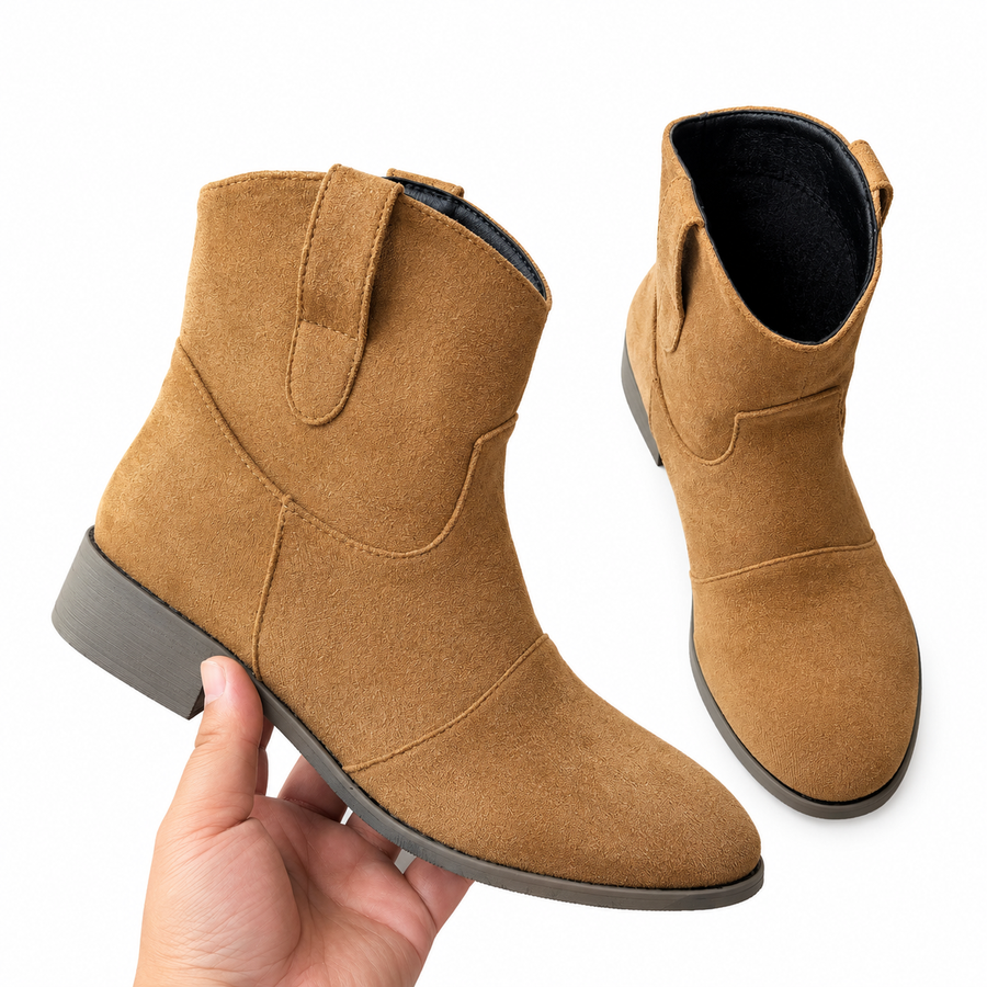 VYNE Elara™ Women's comfort Suede Ankle Boots