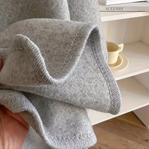Michelle | The Luxe Draped Fleece Shawl