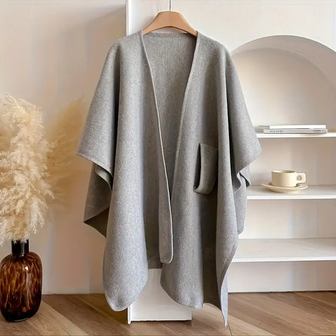 Michelle | The Luxe Draped Fleece Shawl