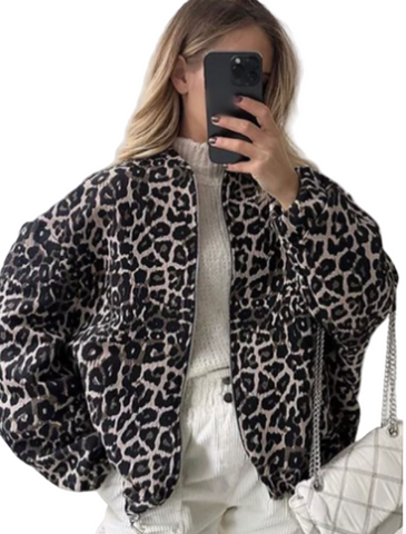 Jacket™ - Oversized Leather Bomber Jacket