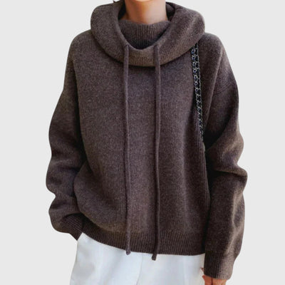 Eden - Drawstring Turtleneck Sweater