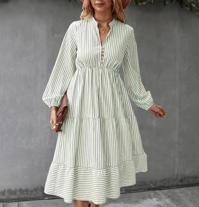 Kaitlyn | Retro Stripe Maxi Dress