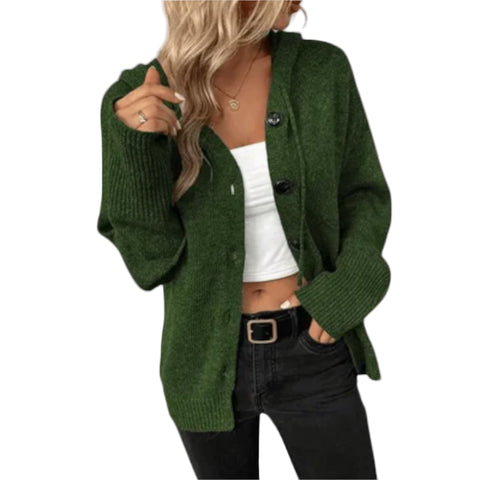 Brittan – Cozy Knitted Cardigan with Buttons