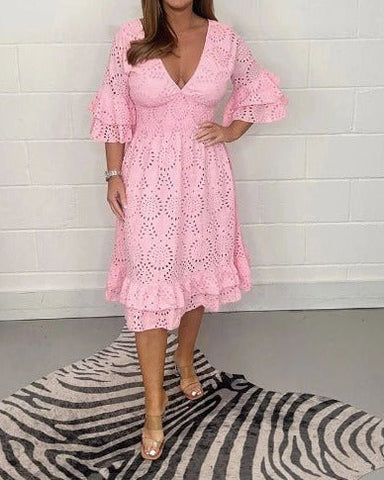 Alba | Casual Lace Dress