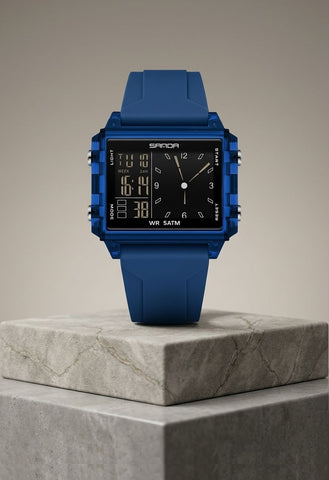 VYNE Aspen™ Waterproof Digital Watch with Dual Time Zone