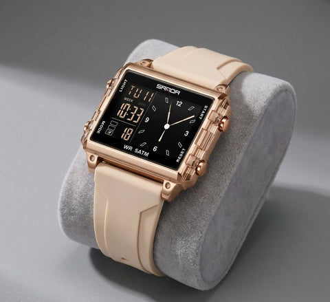 VYNE Aspen™ Waterproof Digital Watch with Dual Time Zone