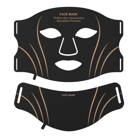 LED Photon Skin Rejuvenation Mask with Neck Attachment