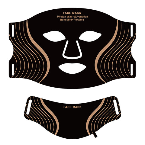 LED Photon Skin Rejuvenation Mask with Neck Attachment