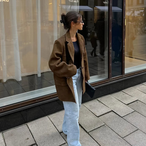 Cécile™ - Luxe Suede Blazer