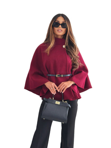 LEA - Stylish Butterfly Belted Jacket