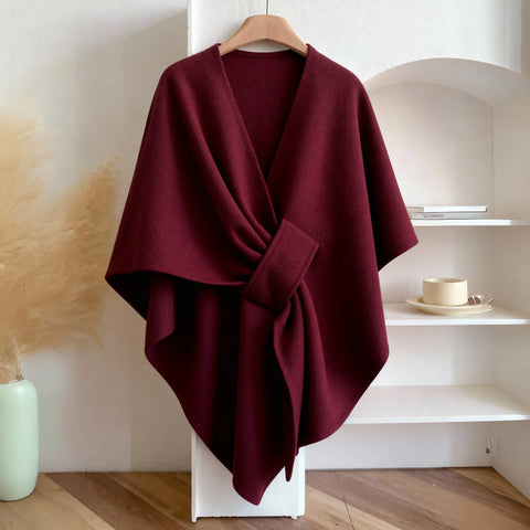 Michelle | The Luxe Draped Fleece Shawl