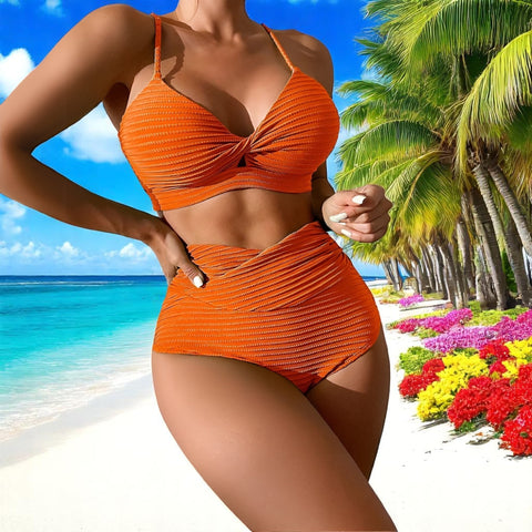 Serena – High-Waisted Push-Up Bikini