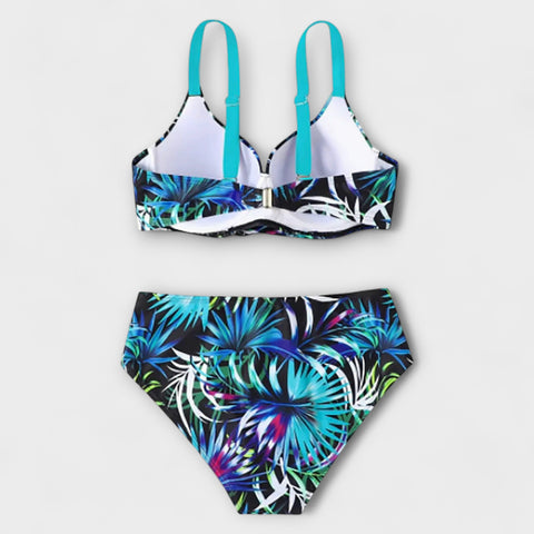 Caterina – Leaf Print Bikini