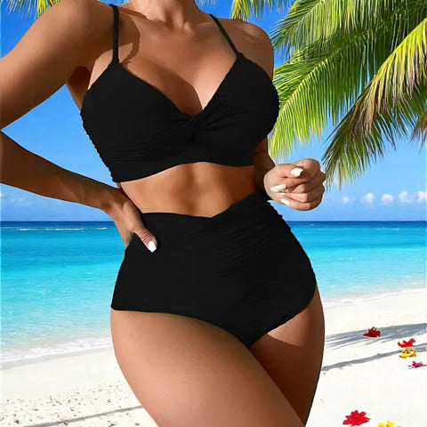 Serena – High-Waisted Push-Up Bikini