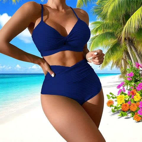 Serena – High-Waisted Push-Up Bikini