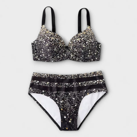 Caterina – Leaf Print Bikini