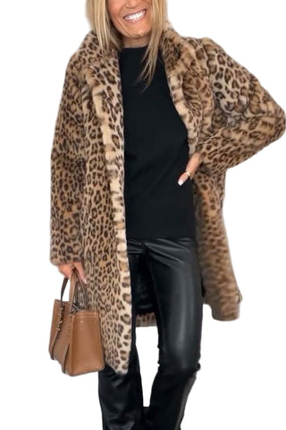 Amara - Leopard Print Coat