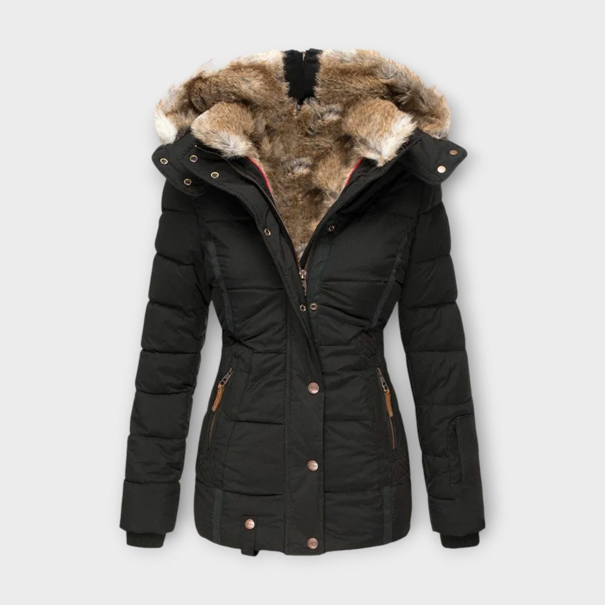 Emine – Plush Faux Fur Coat