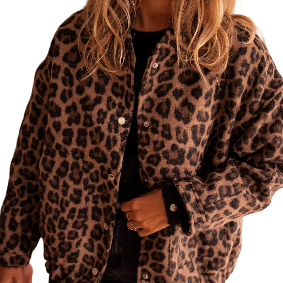 Charlene – Stylish Leopard Print Jacket